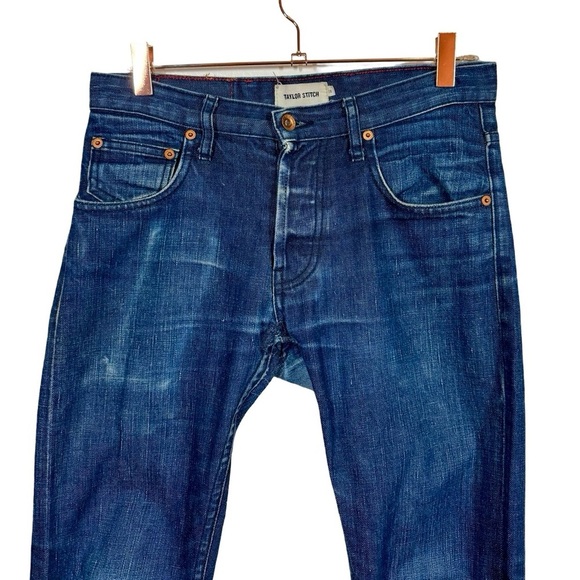 Taylor Stitch Brenham Slim Broken In Jeans Made in USA - Picture 2 of 10